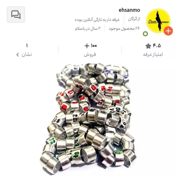 حلقه پا پلاک پا آلومینیومی 10 عددی عروس هلندی و گرینچیک