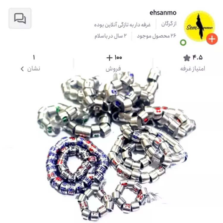 حلقه پا پلاک پا آلومینیومی 10 عددی عروس هلندی و گرینچیک