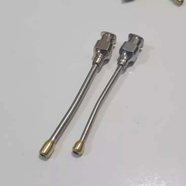 سرسرنگ فلزی استیل ضد زنگ شماره 1 یا 2 سر برنجی
