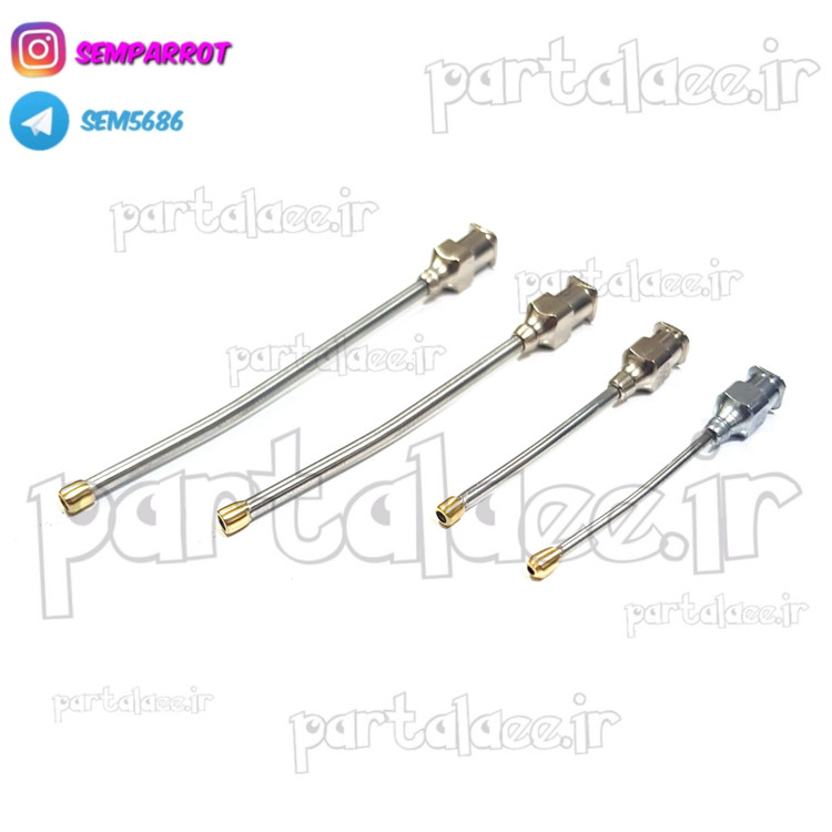 پک 4 تایی سرسرنگ استیل ضدزنگ شماره 1 ،2 ، 3 ،4